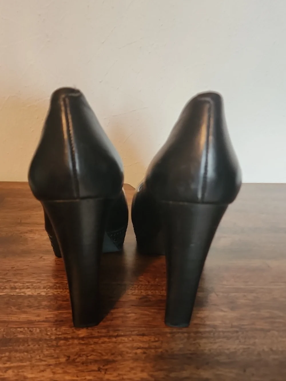 Women'sTrouve Black Platform Block Heel Pumps Sz 9